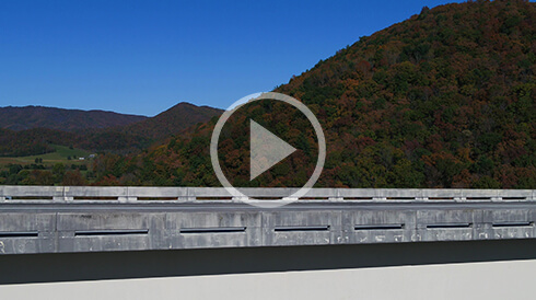 Bridge and Mountains