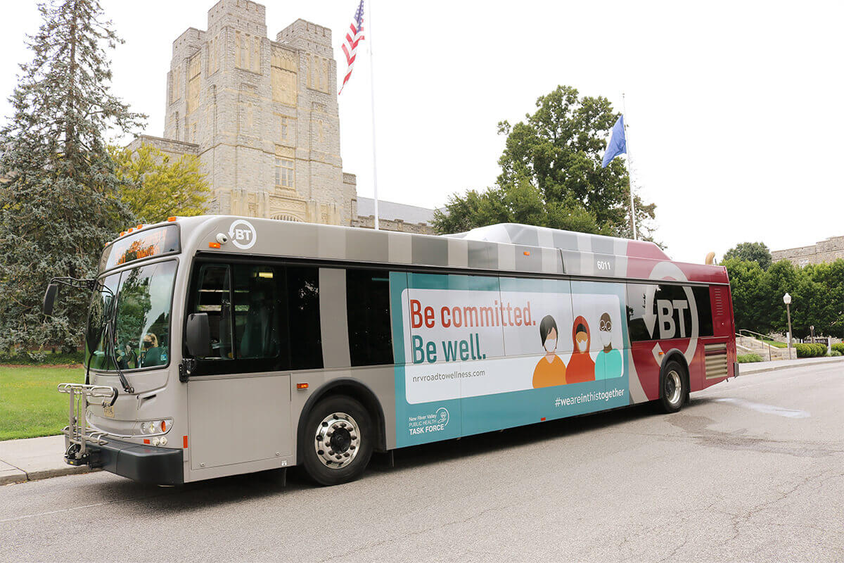 Blacksburg Transit bus