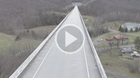 Virginia Smart Roads bridge