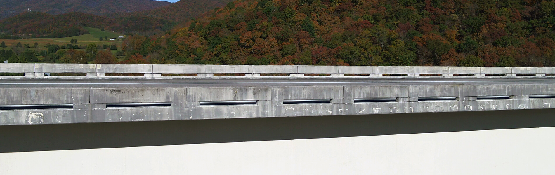 Bridge and mountains