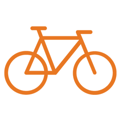 Icon of a bicycle